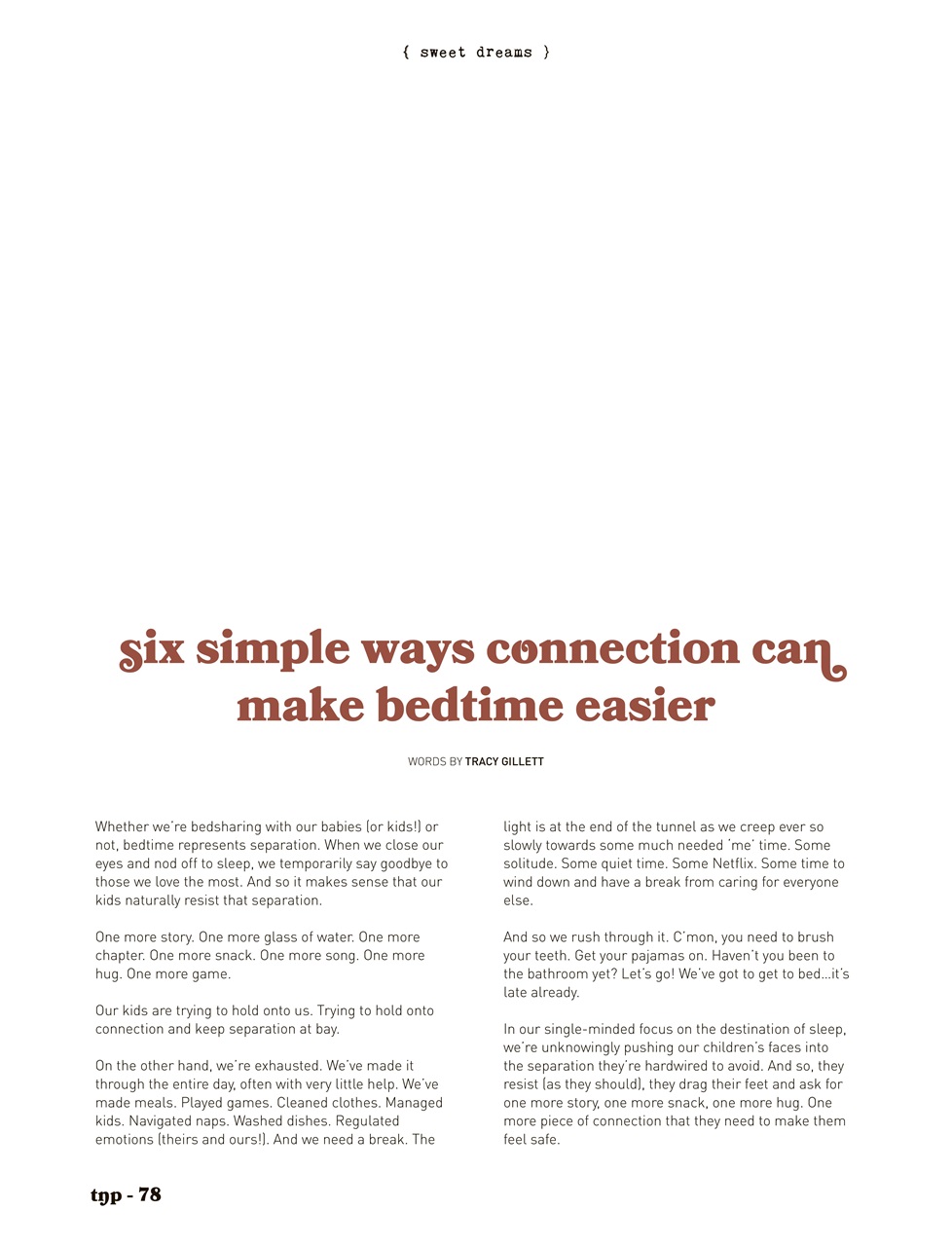 The Natural Parent Magazine Preview Pages