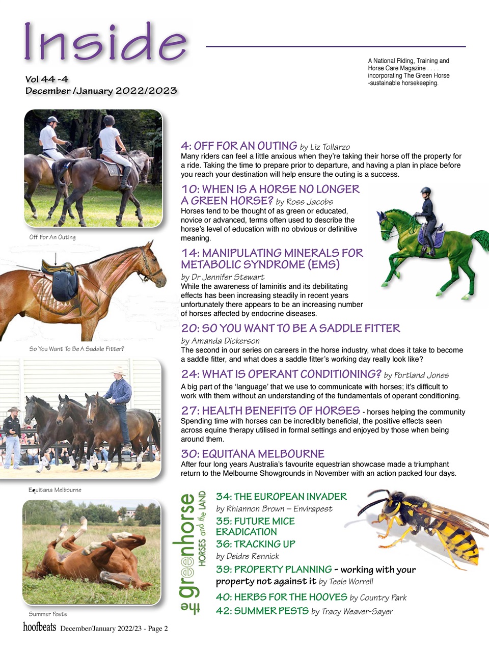 Hoofbeats Preview Pages