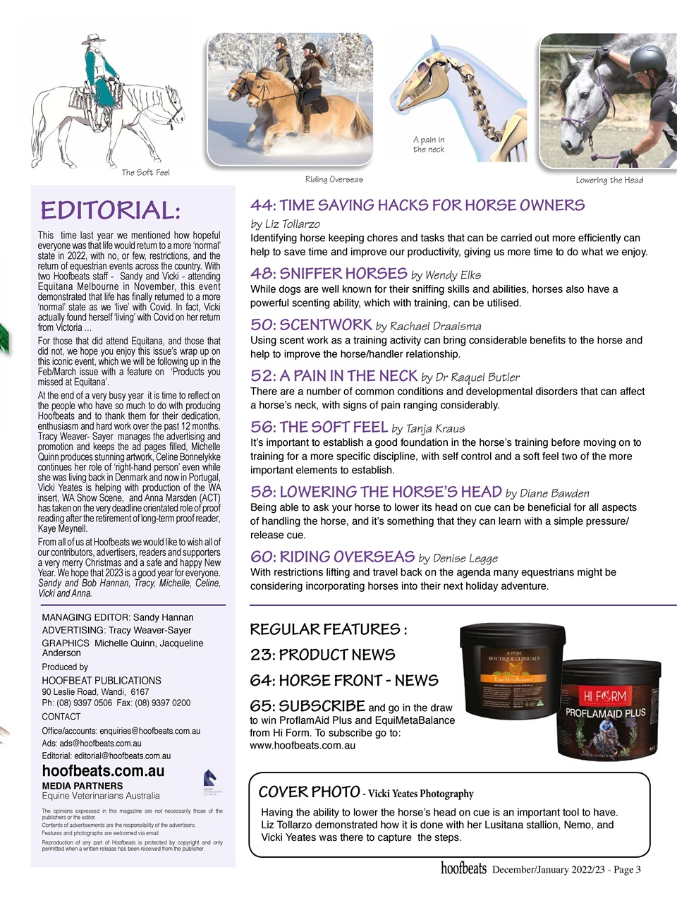 Hoofbeats Preview Pages