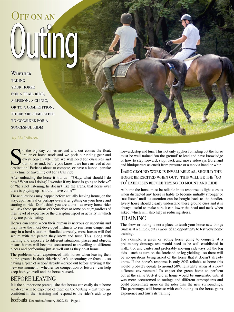 Hoofbeats Preview Pages