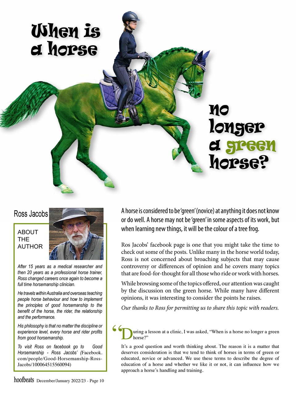 Hoofbeats Preview Pages