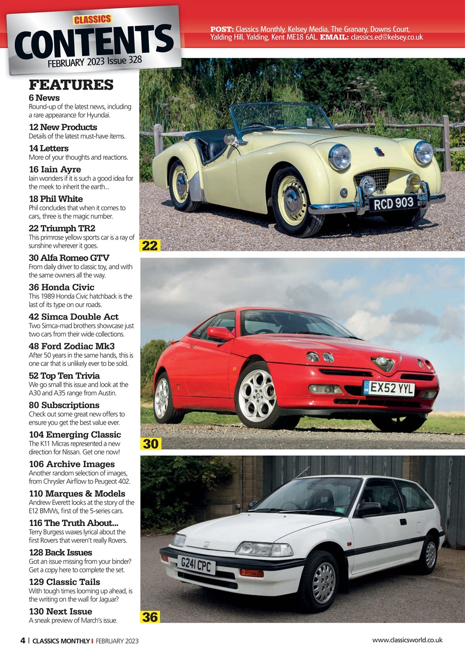 Classics World Preview Pages