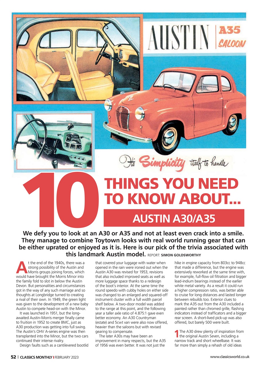 Classics World Preview Pages