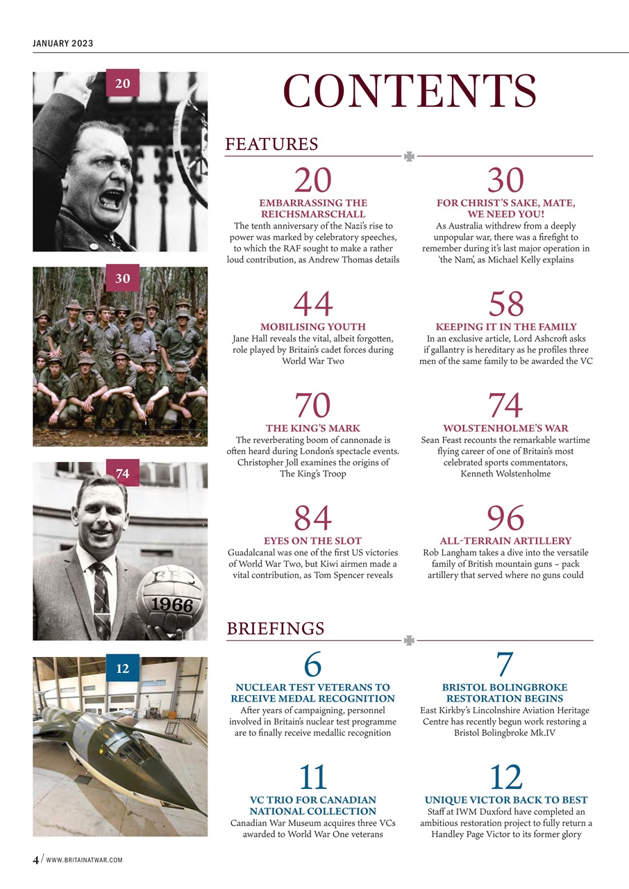 Britain at War Magazine Preview Pages