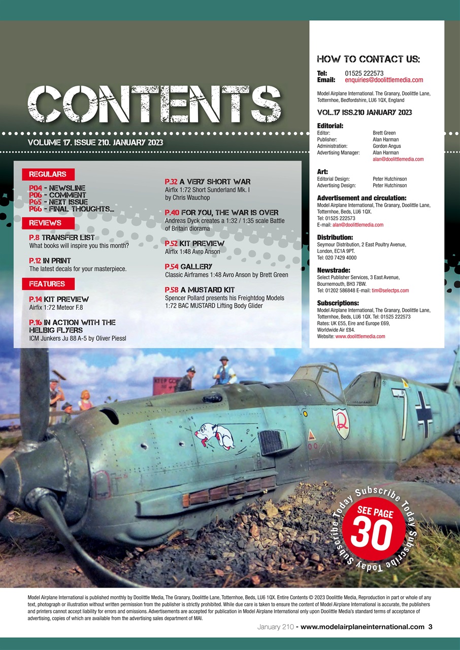 Model Airplane International Preview Pages