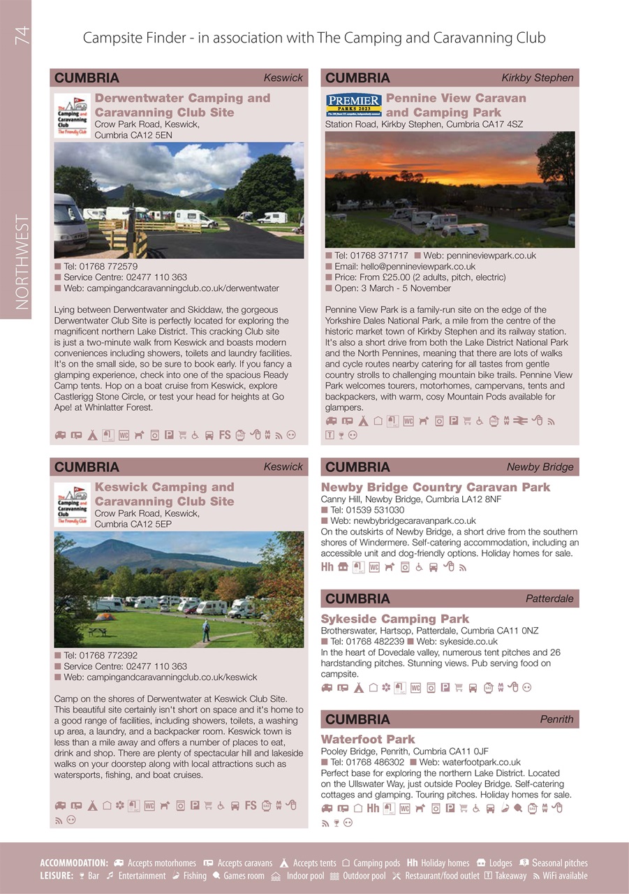 Camping Preview Pages