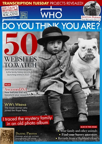 Who Do You Think You Are? issue Jan-23