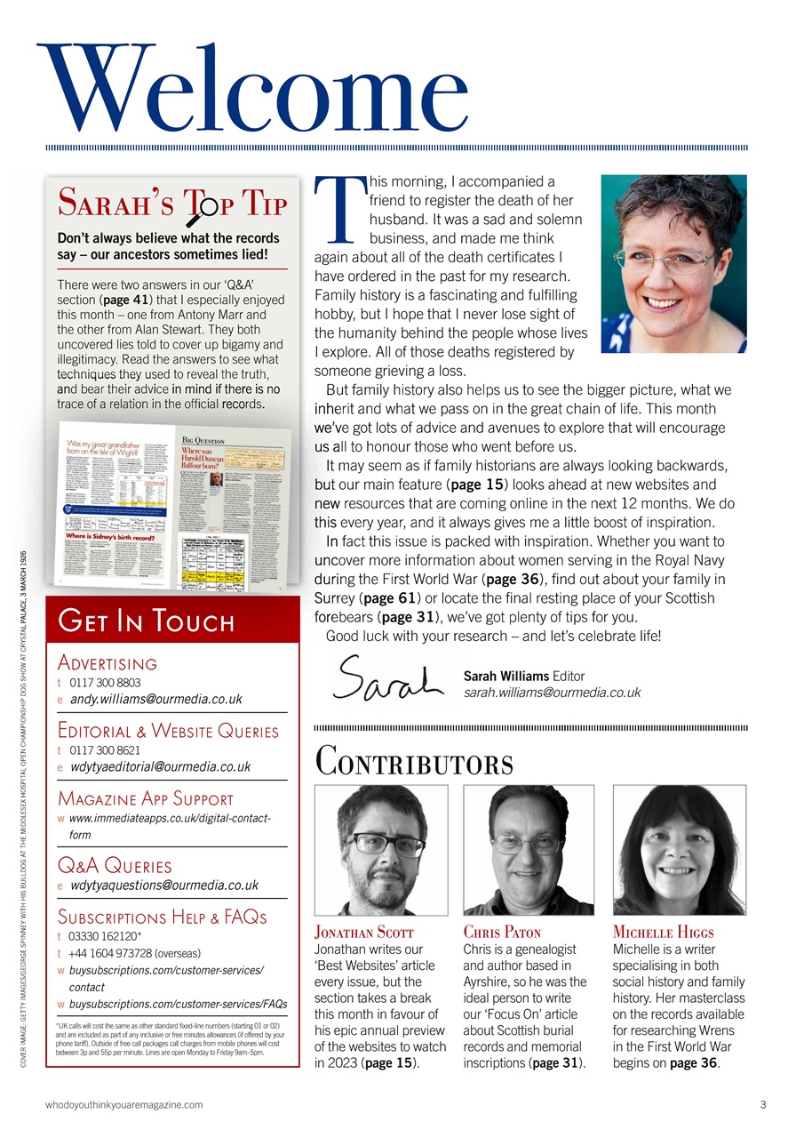 Who Do You Think You Are? Preview Pages