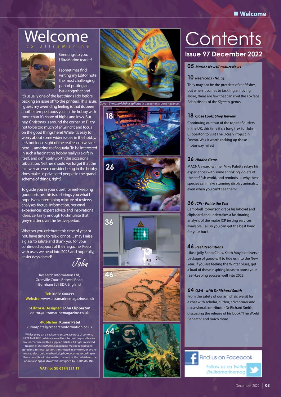 UltraMarine Magazine Preview Pages