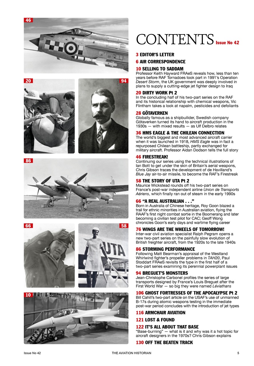 The Aviation Historian Magazine Preview Pages