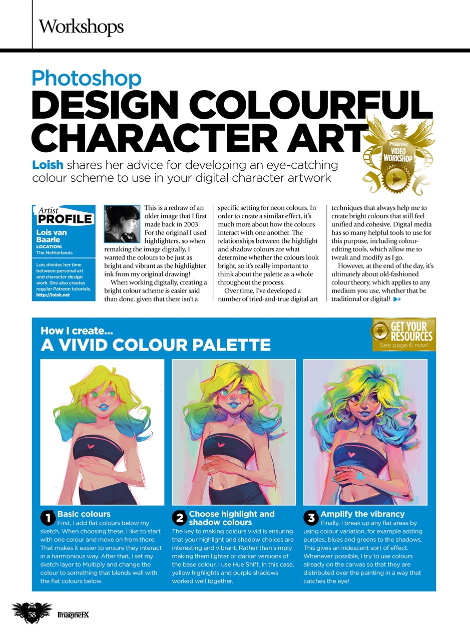 ImagineFX Preview Pages