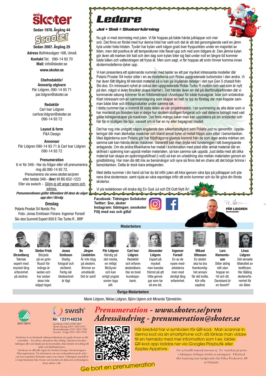Tidningen Snöskoter Preview Pages