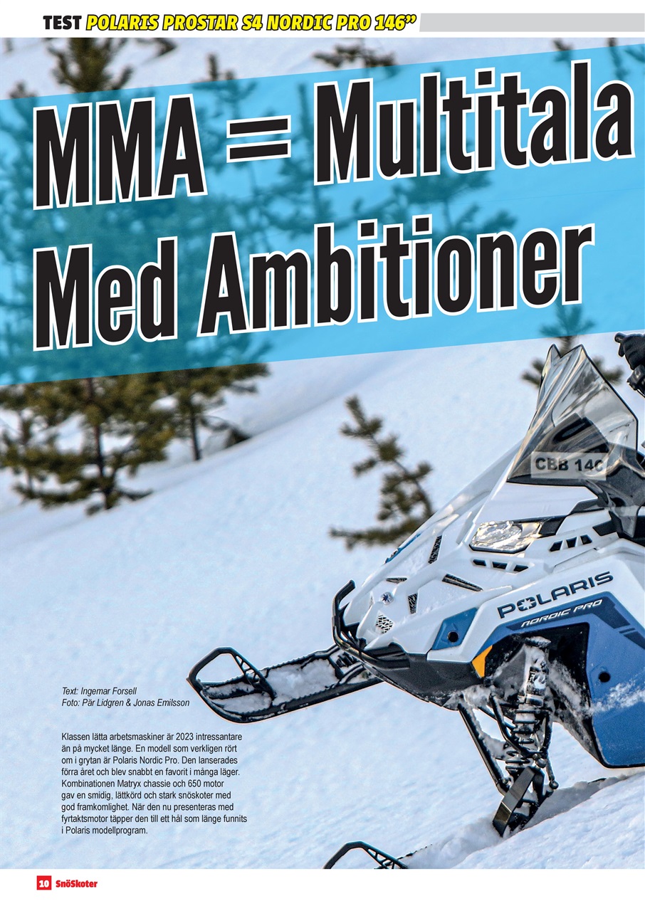 Tidningen Snöskoter Preview Pages