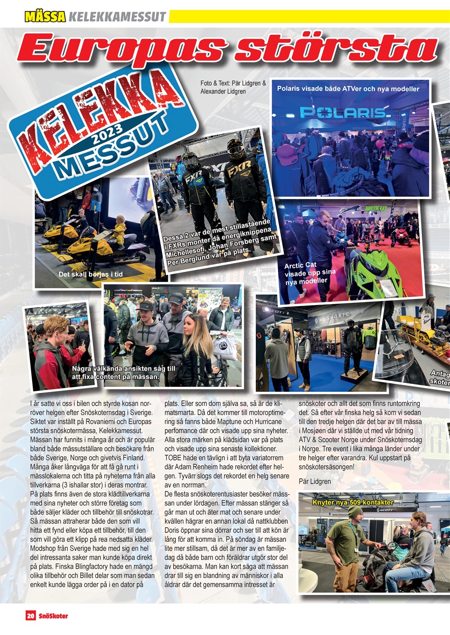 Tidningen Snöskoter Preview Pages