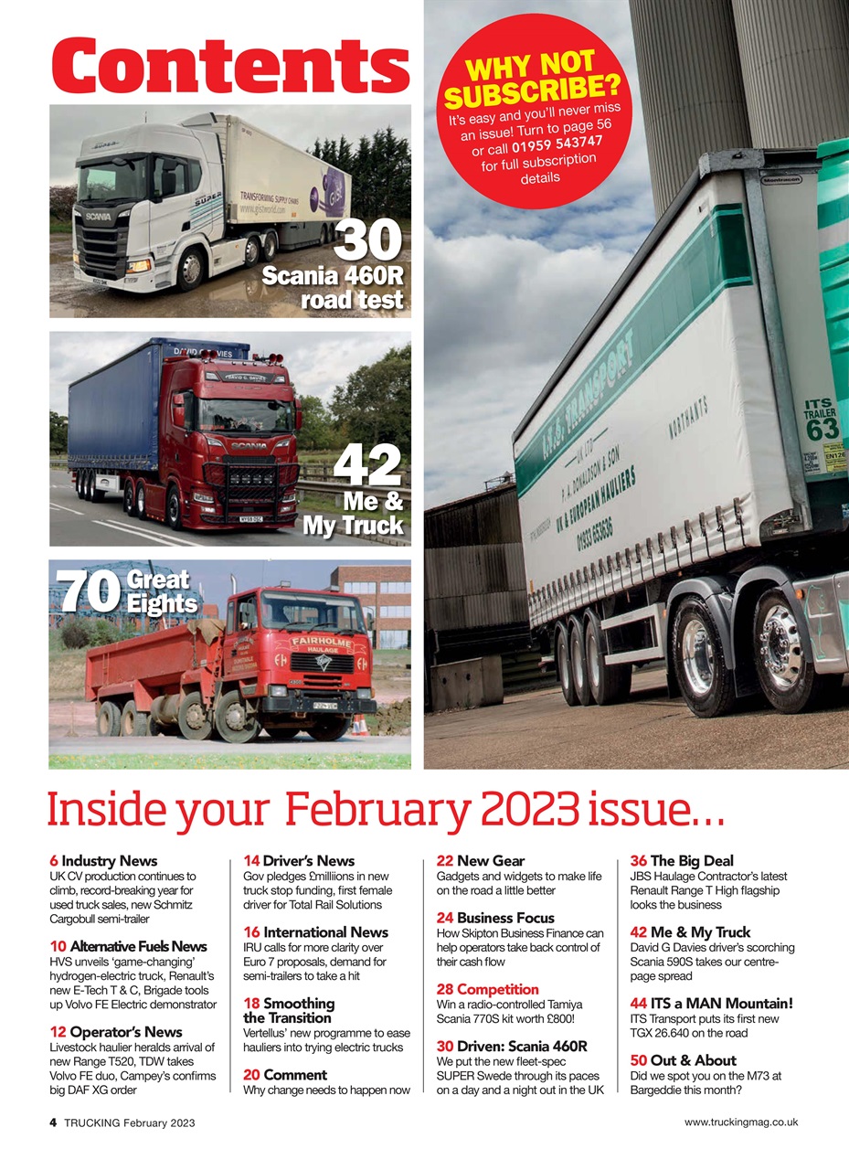 Trucking Magazine Preview Pages