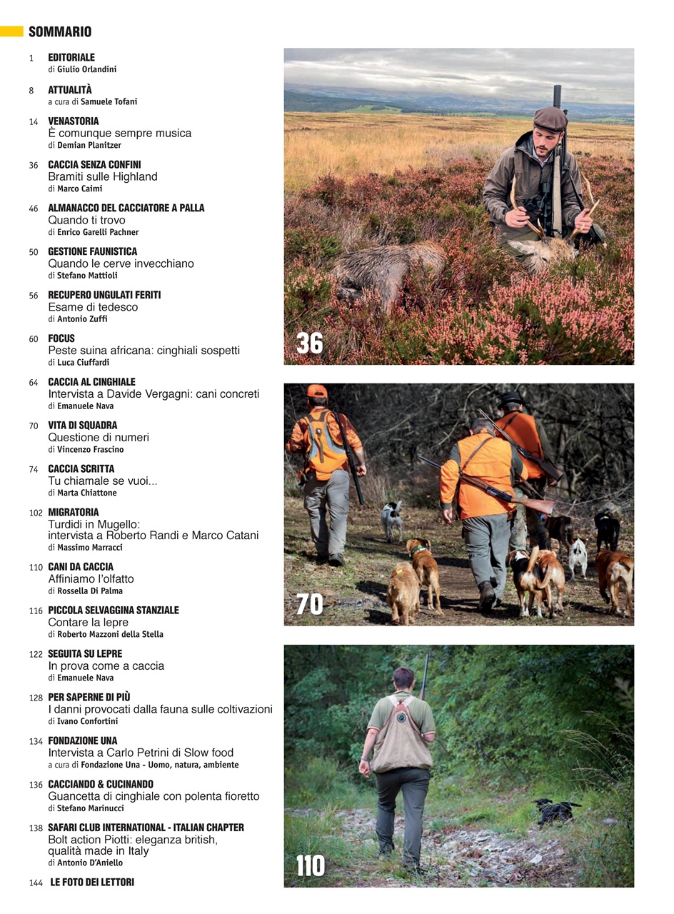 Caccia Magazine Preview Pages