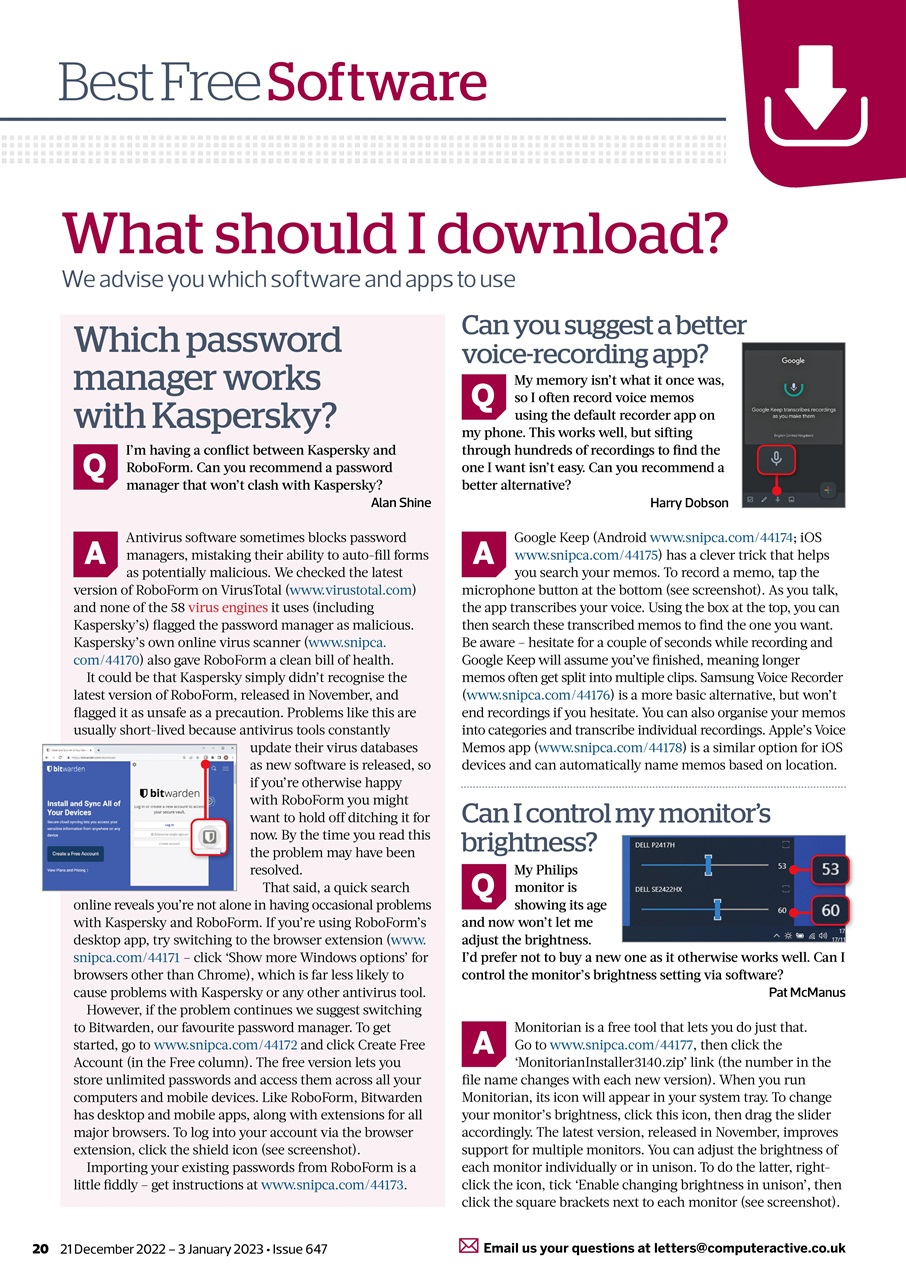 Computer Active Preview Pages