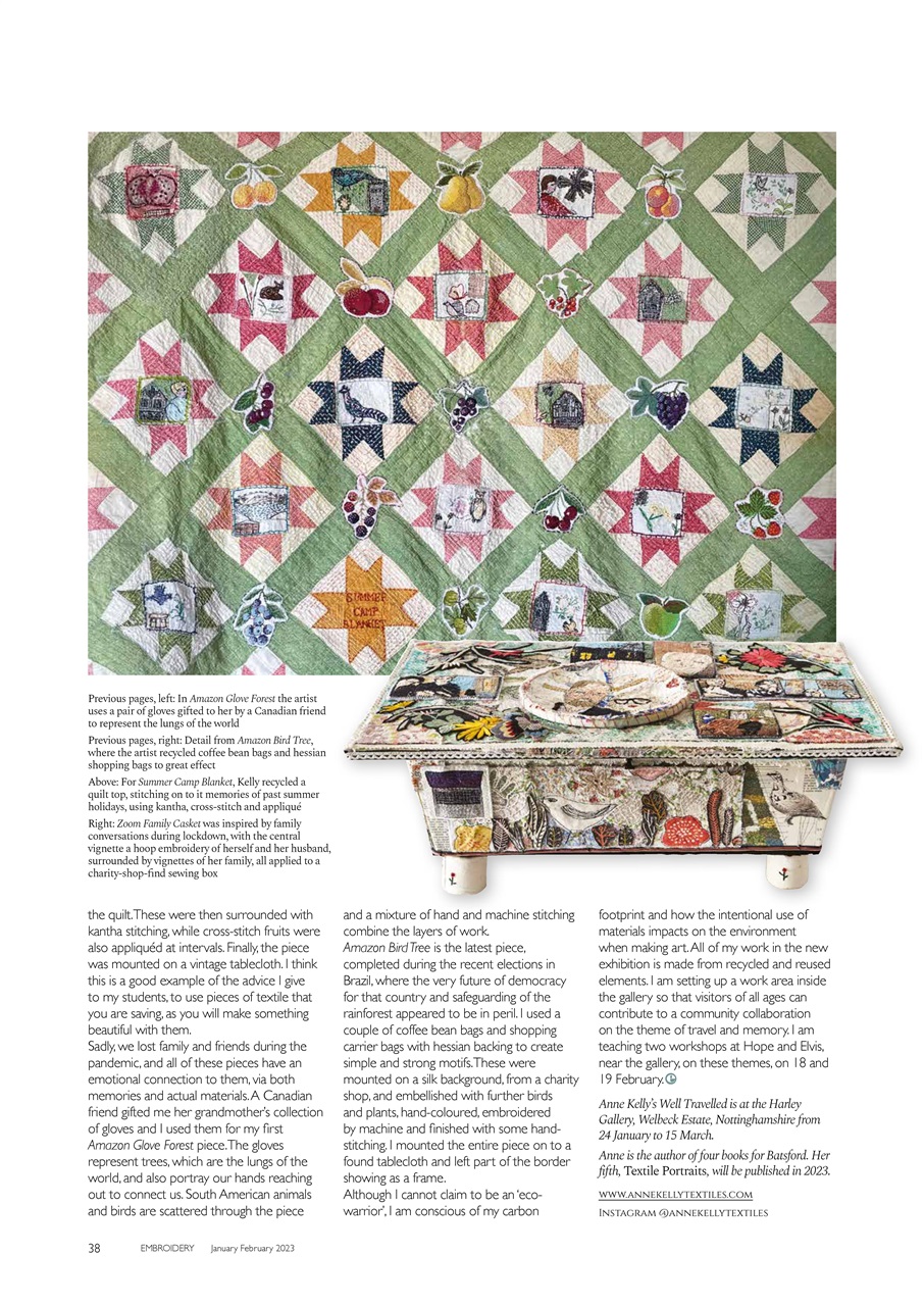 Embroidery Magazine Preview Pages