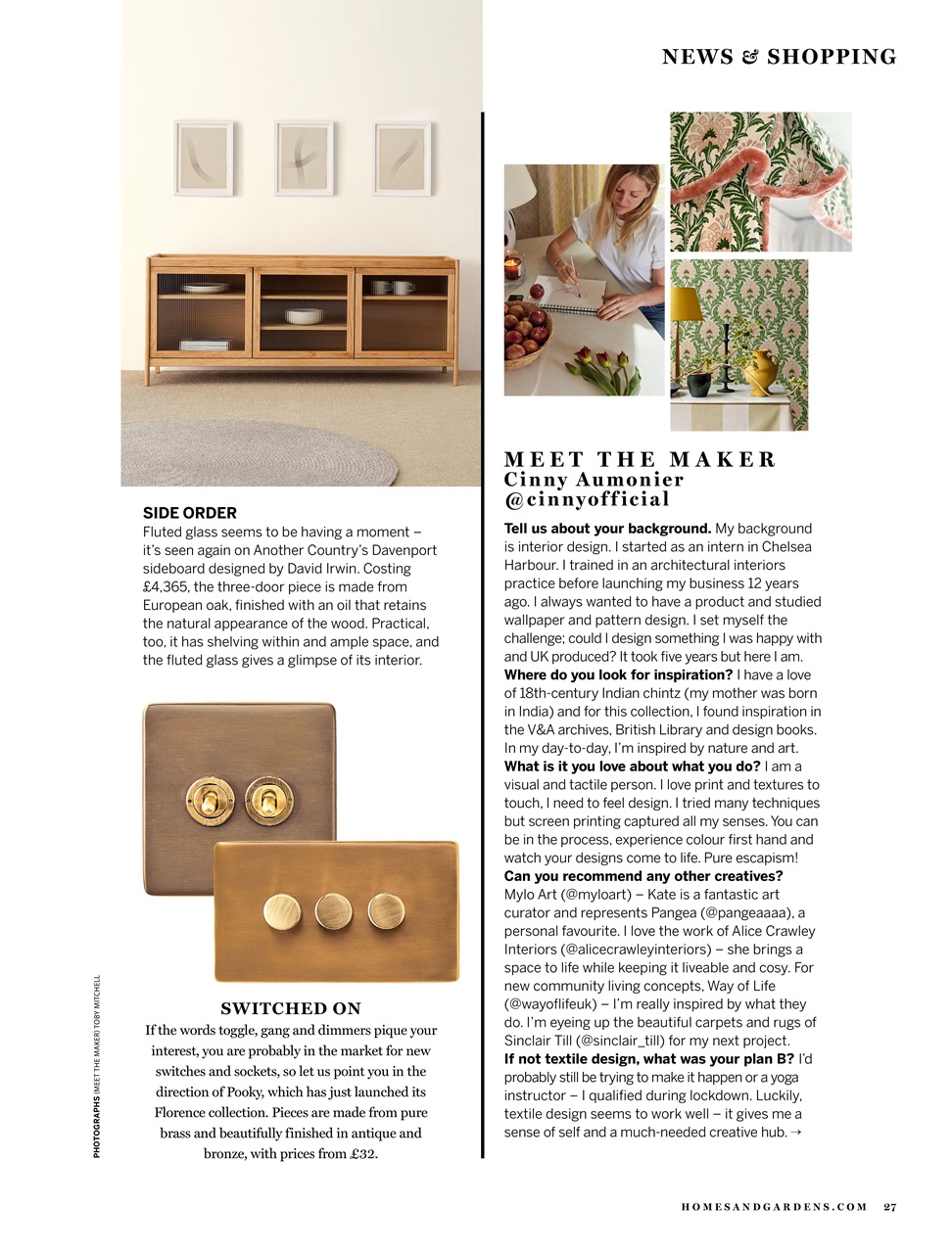 Homes & Gardens Preview Pages