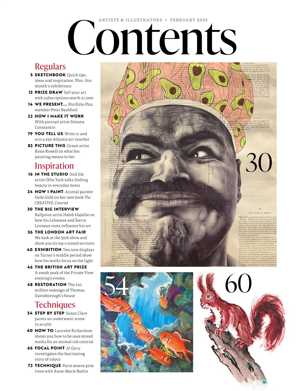 Artists & Illustrators Preview Pages