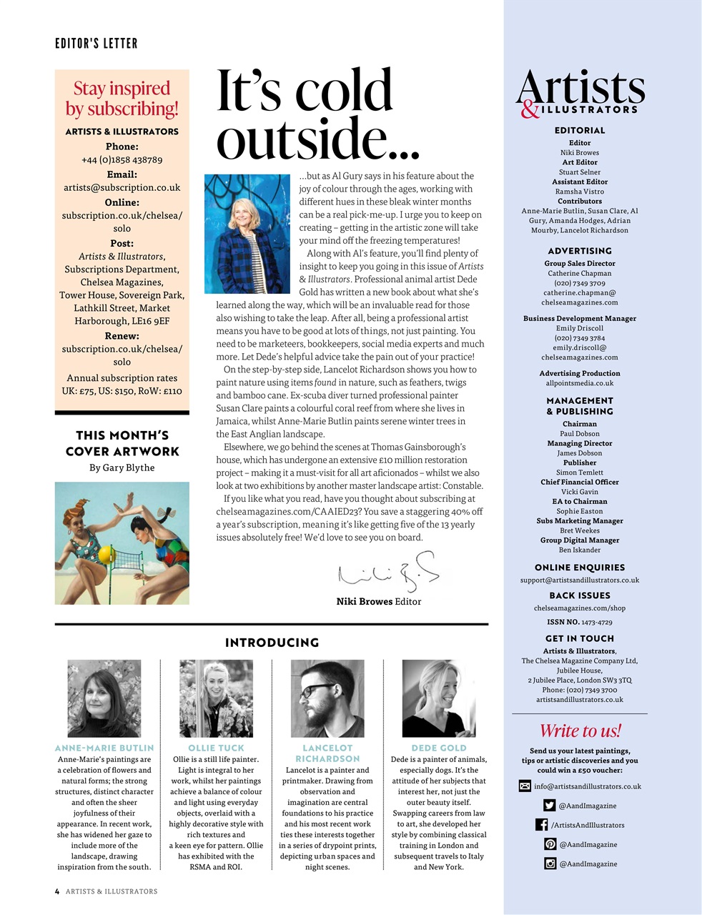 Artists & Illustrators Preview Pages