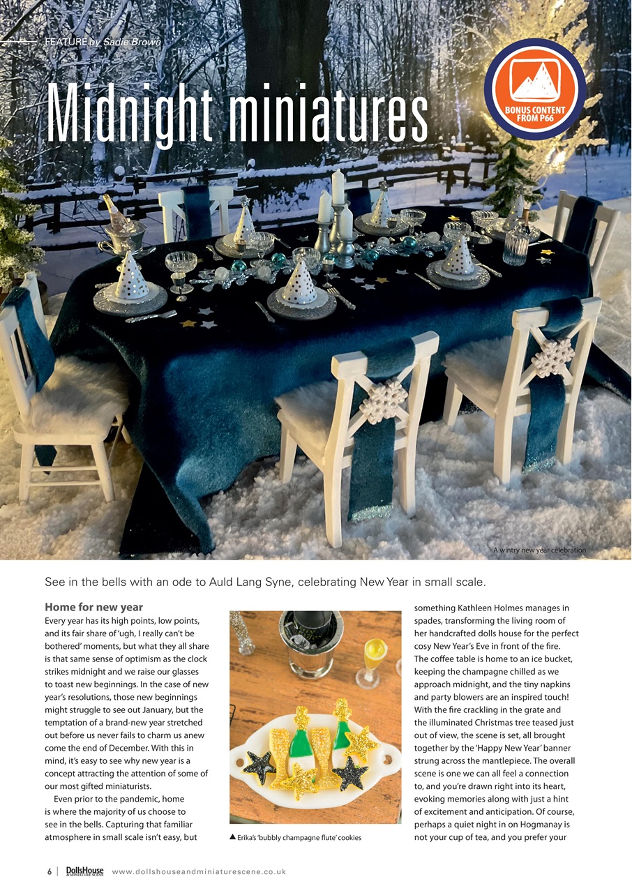 Dolls House and Miniature Scene Preview Pages