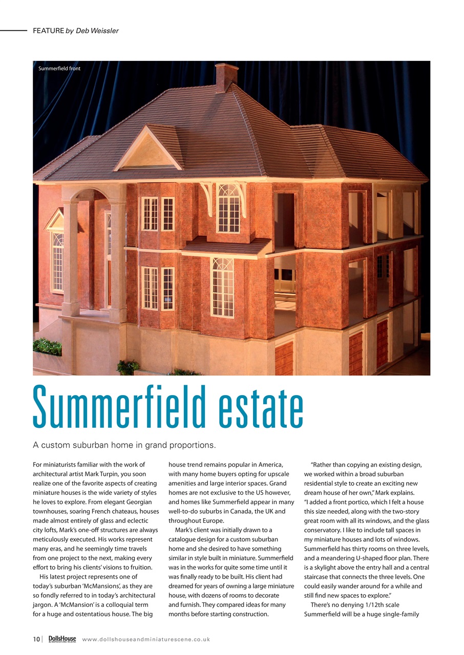 Dolls House and Miniature Scene Preview Pages