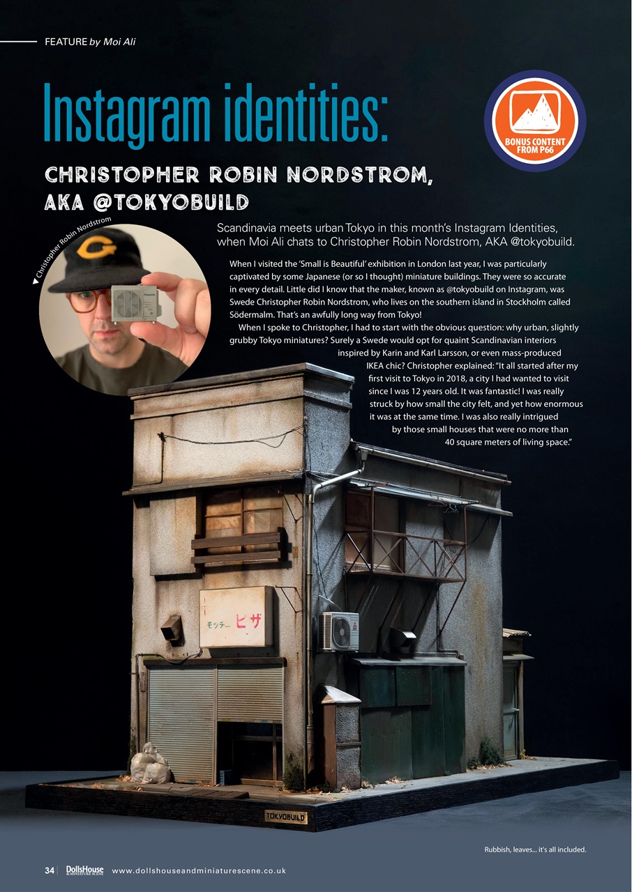 Dolls House and Miniature Scene Preview Pages