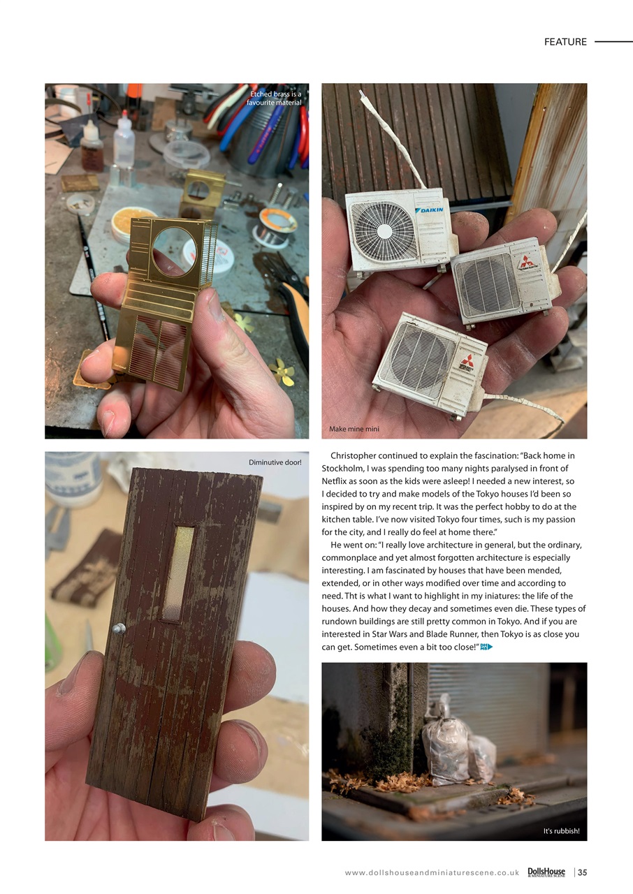 Dolls House and Miniature Scene Preview Pages