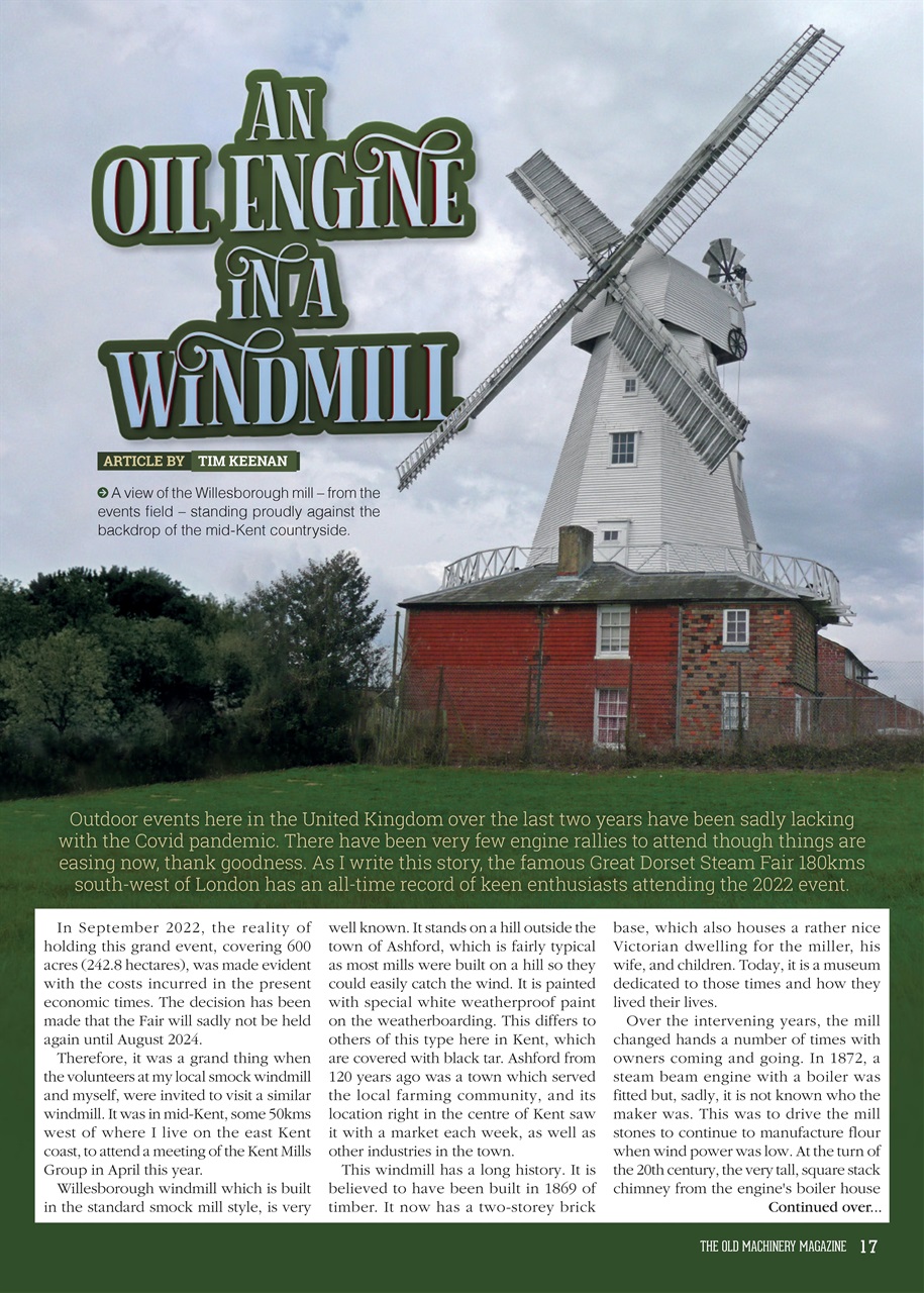 The Old Machinery Magazine Preview Pages