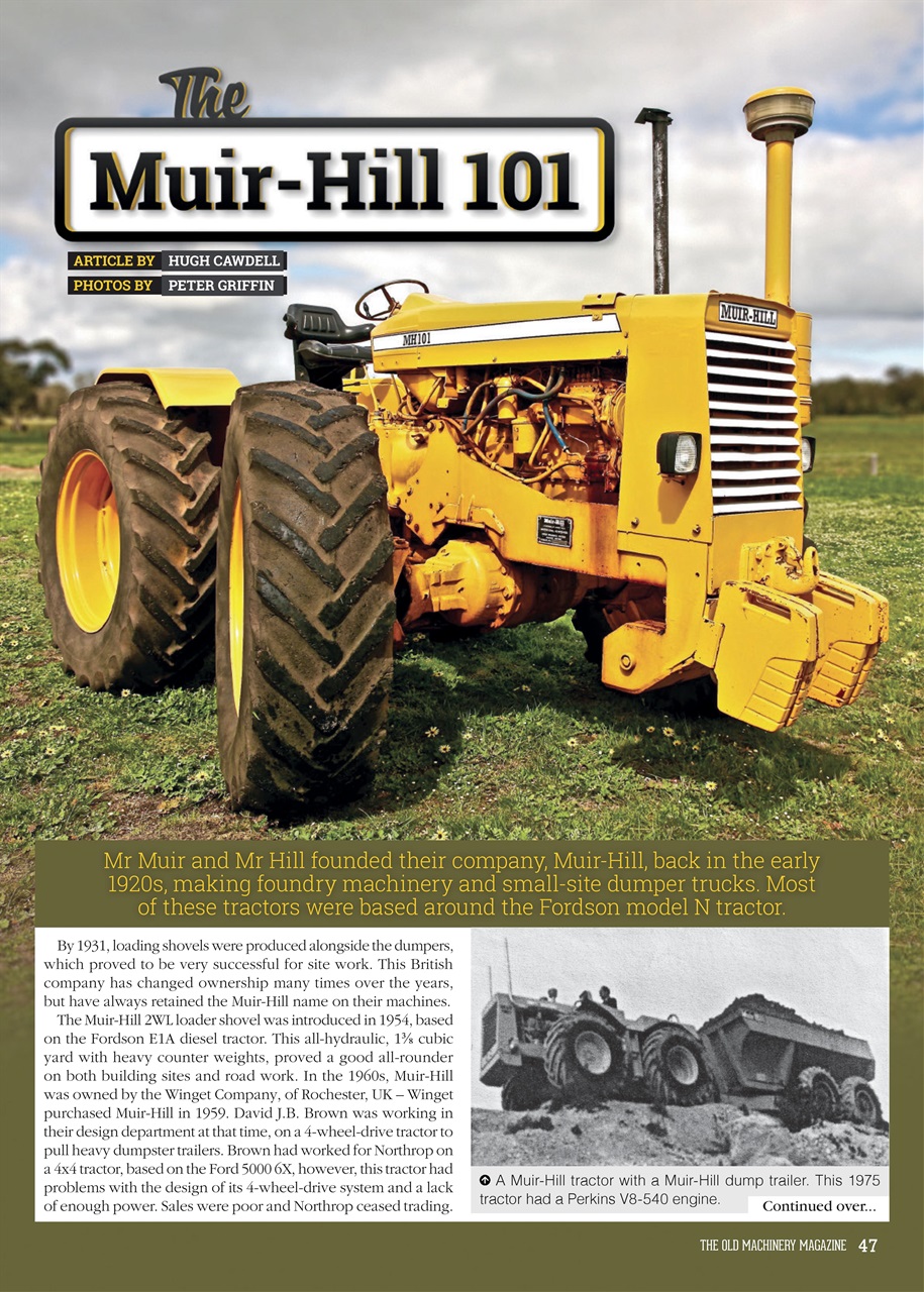 The Old Machinery Magazine Preview Pages