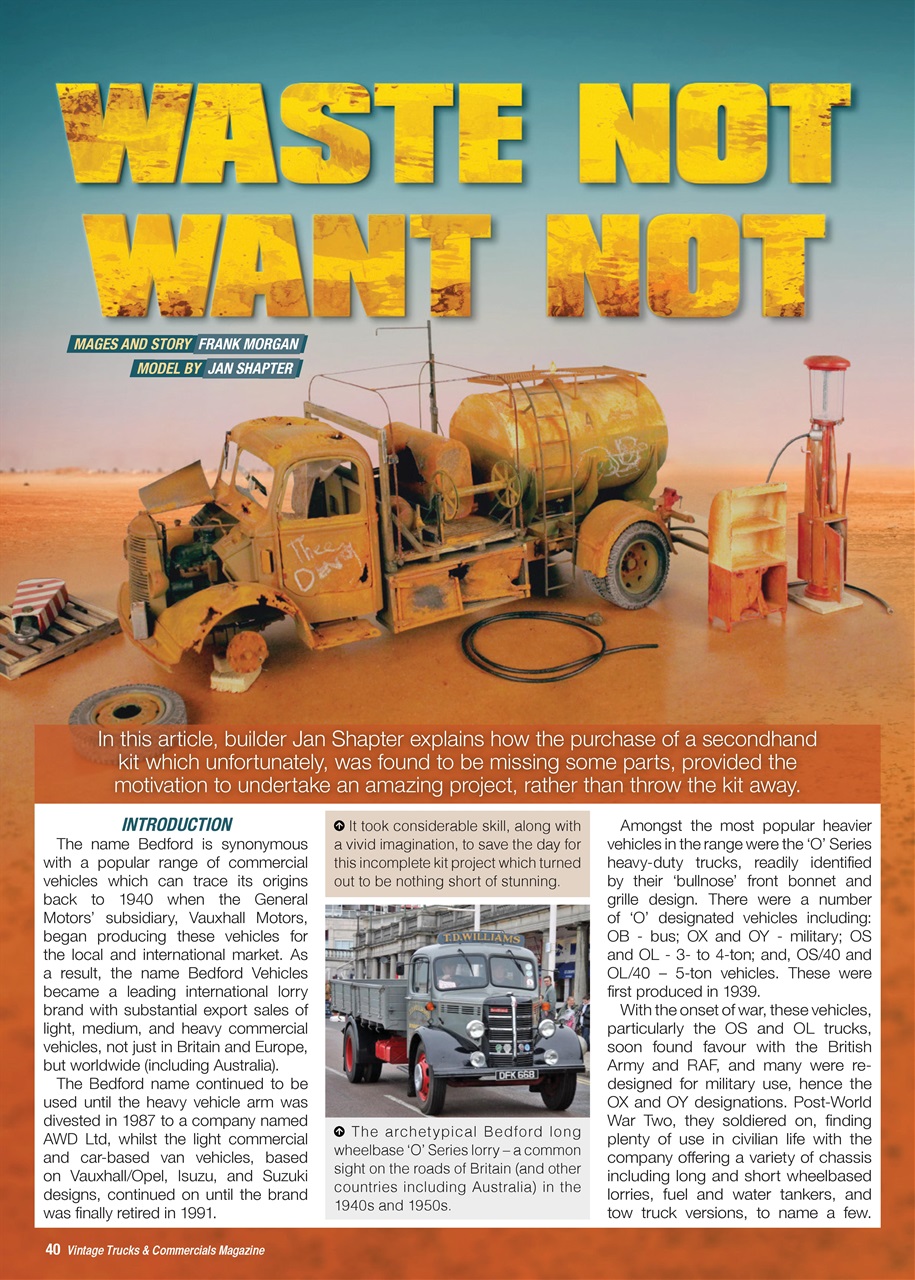 Vintage Trucks & Commercials Preview Pages