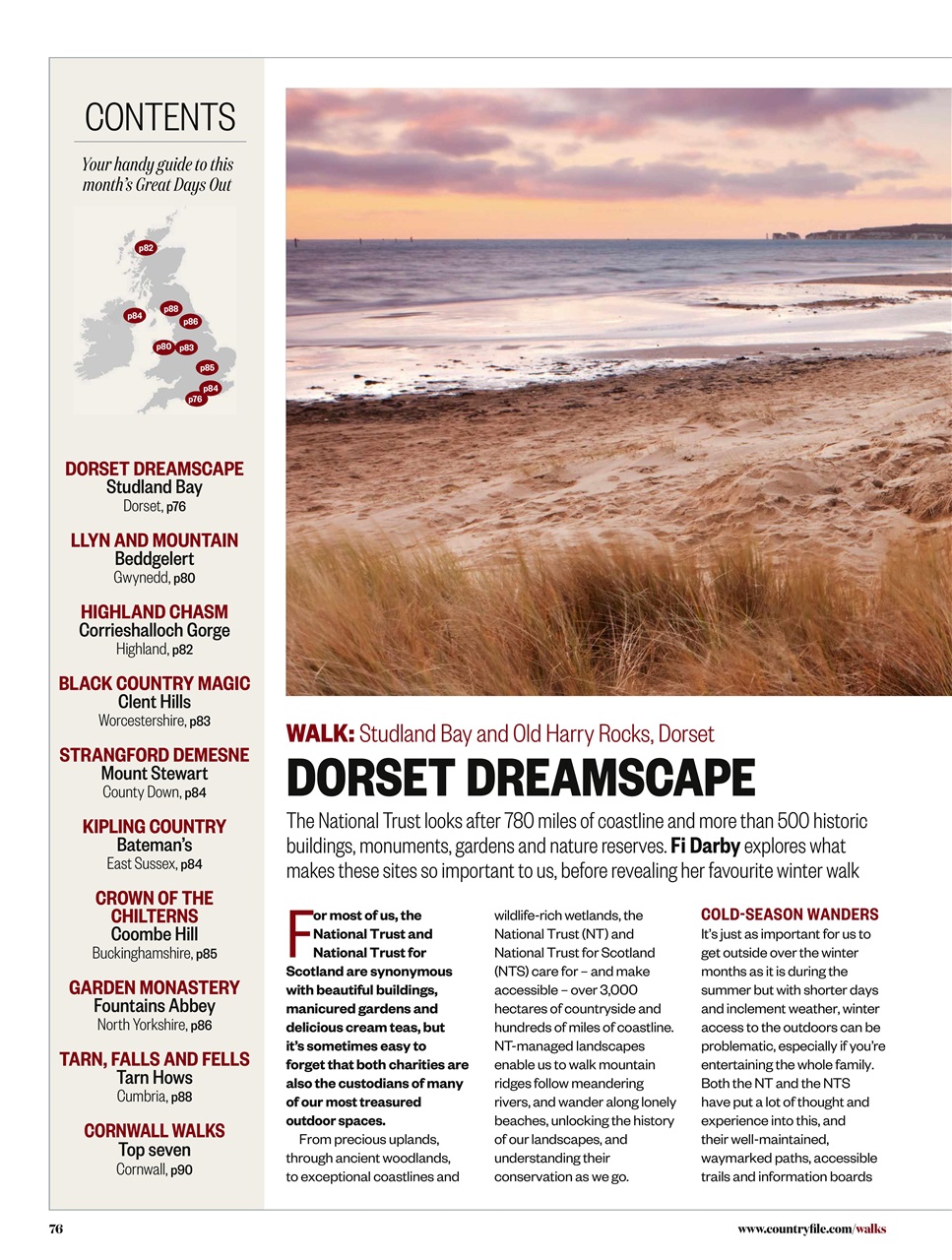 BBC Countryfile Magazine Preview Pages