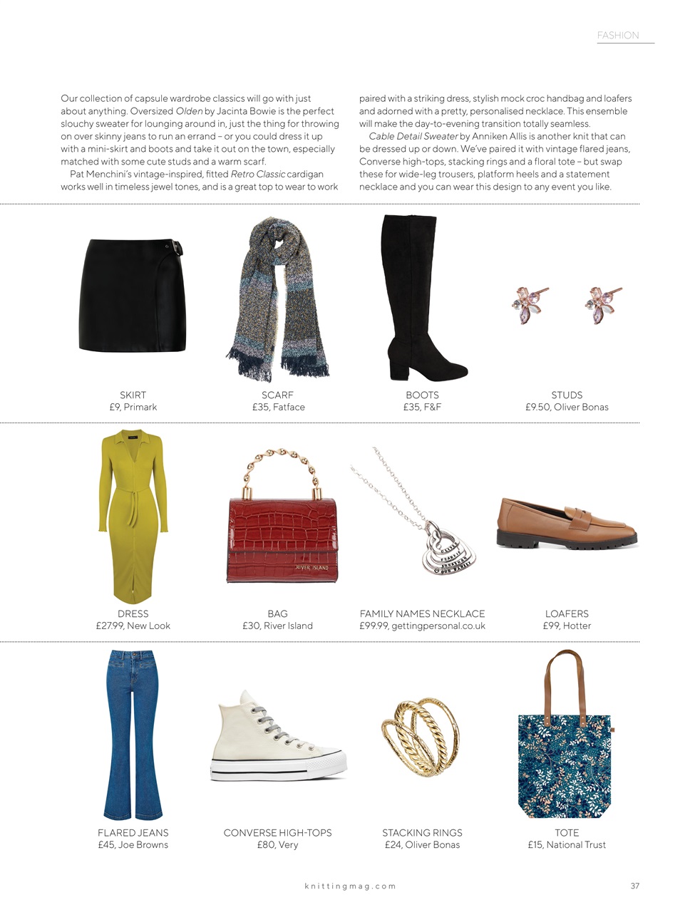 Knitting Preview Pages