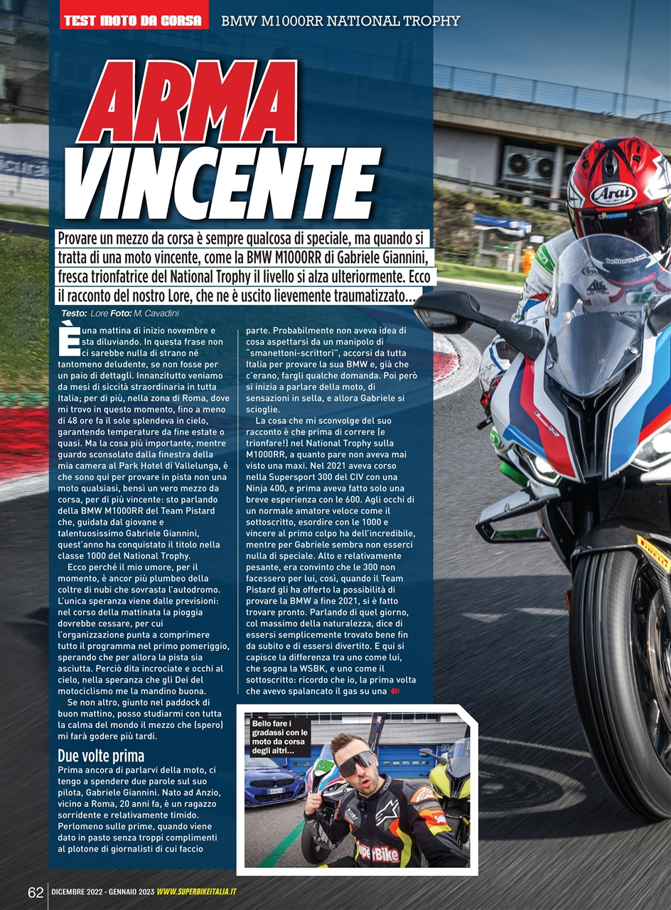 Superbike Italia Preview Pages