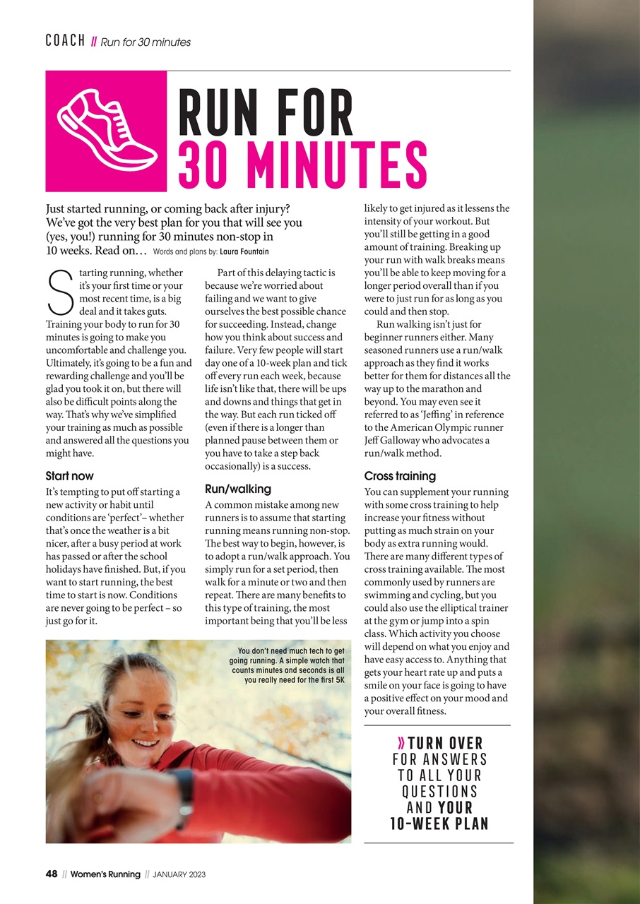 Women’s Running Preview Pages