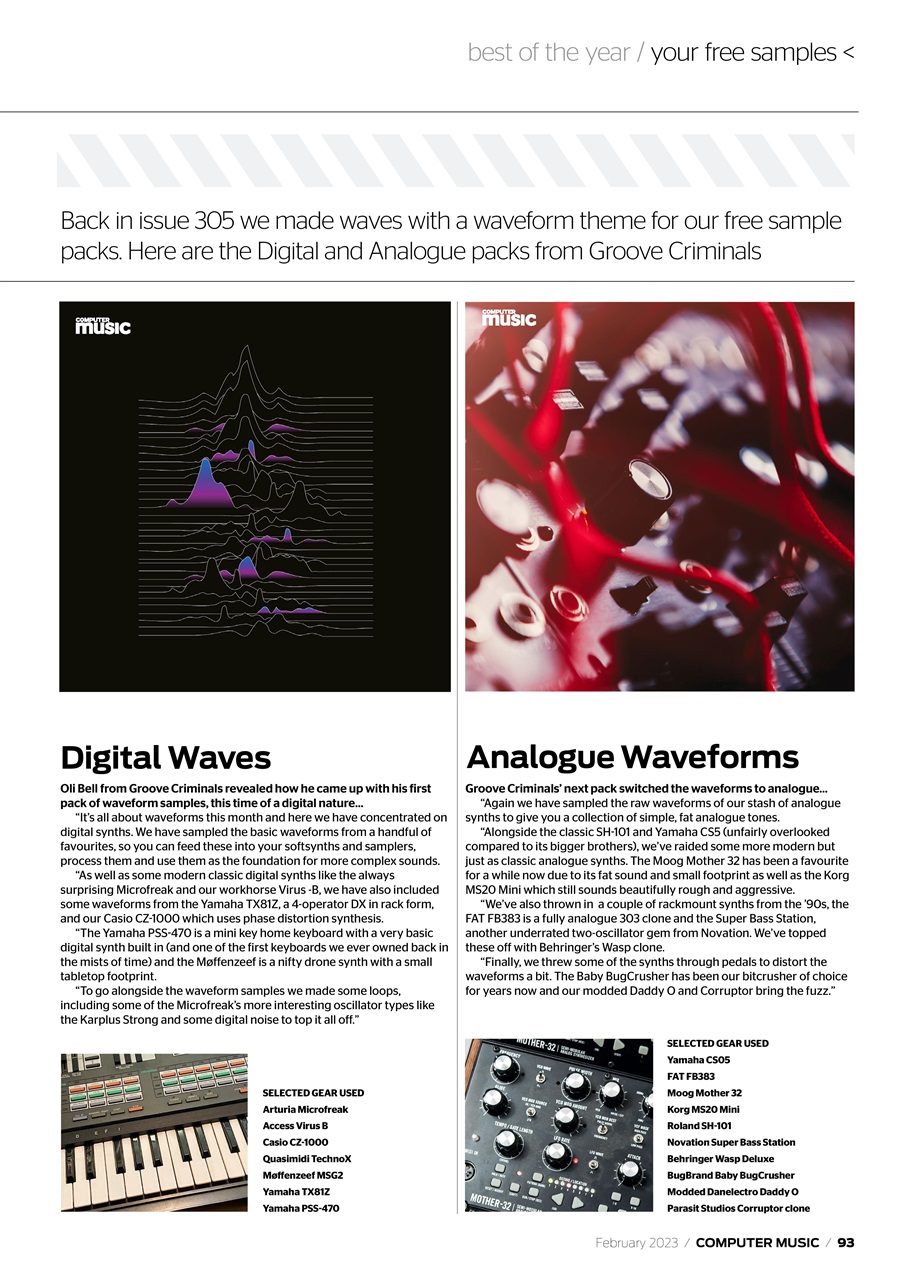 Computer Music Preview Pages