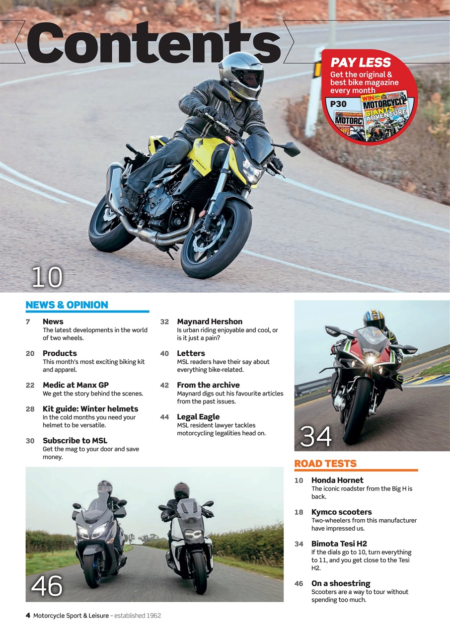 Motorcycle Sport & Leisure Preview Pages