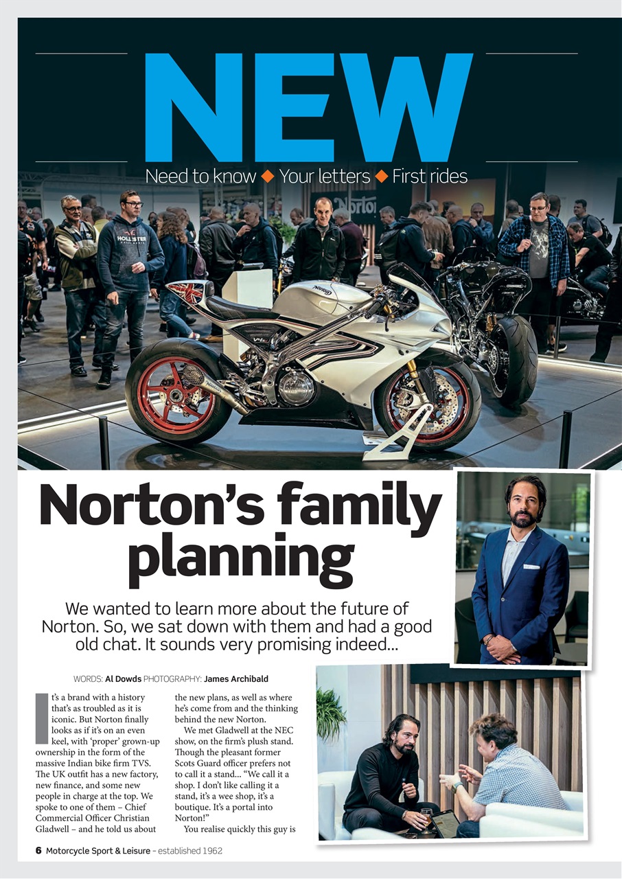 Motorcycle Sport & Leisure Preview Pages