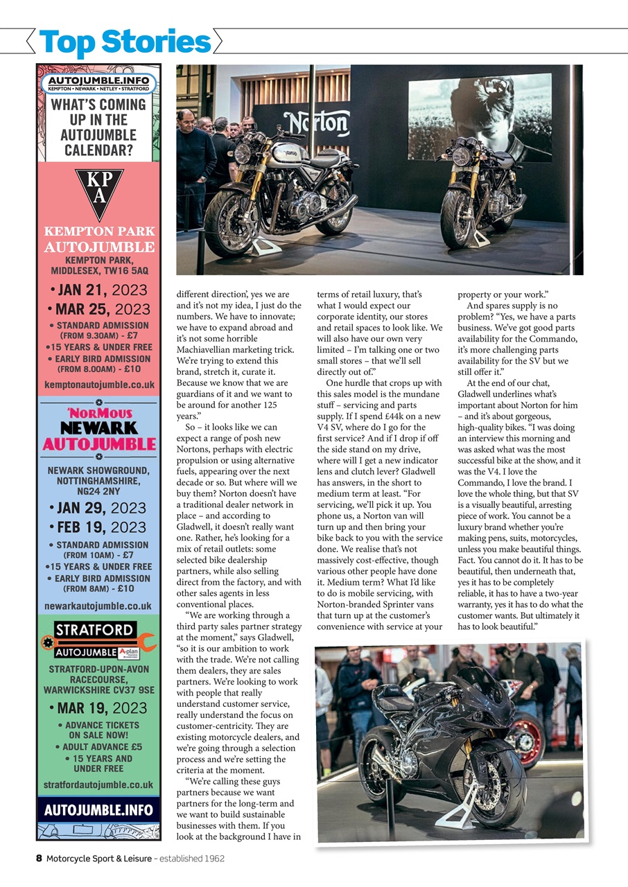 Motorcycle Sport & Leisure Preview Pages