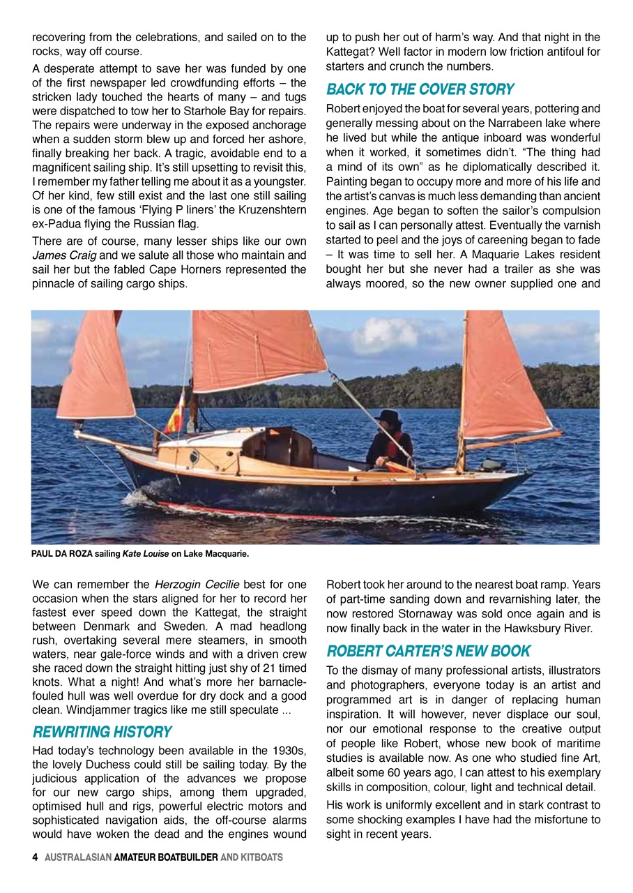 Australian Amateur Boat Builder Preview Pages