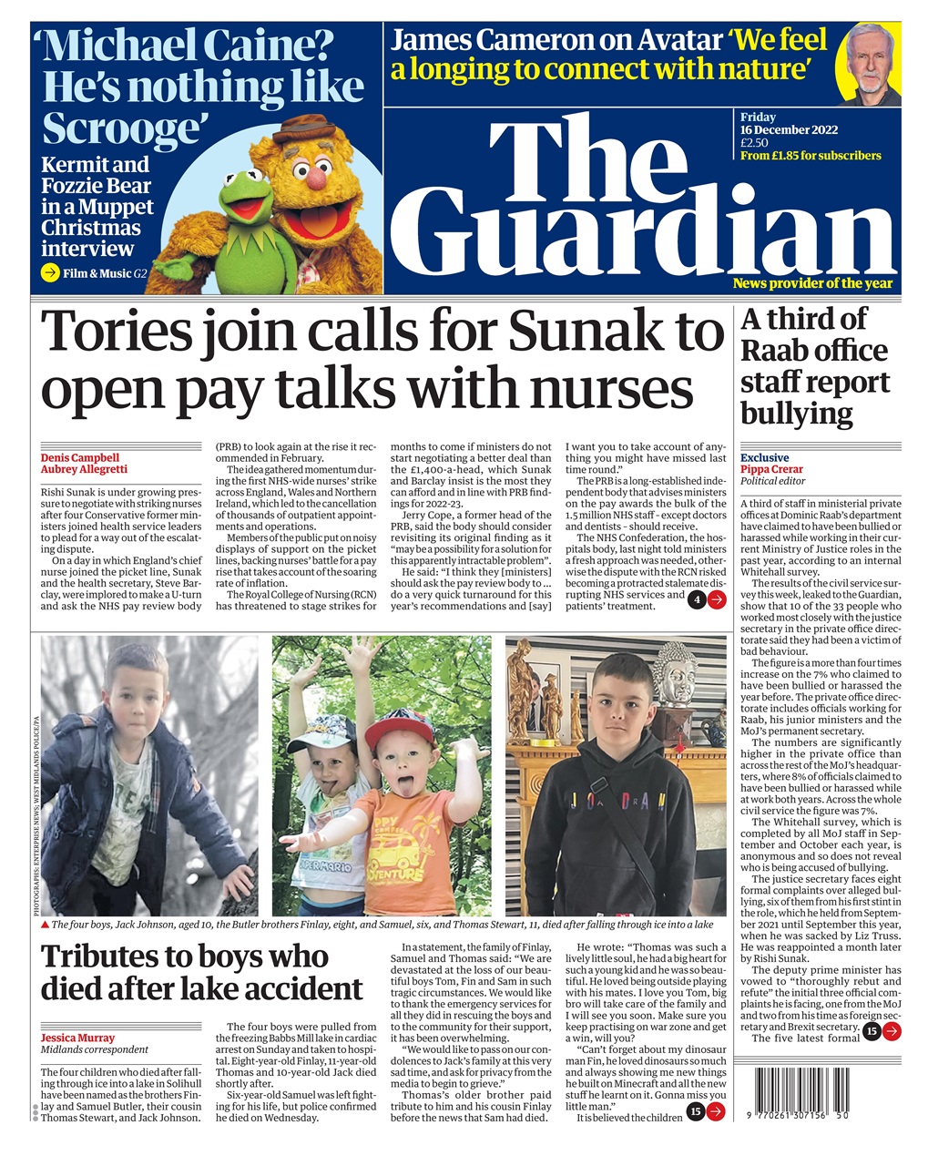 The Guardian Newspaper Preview Pages