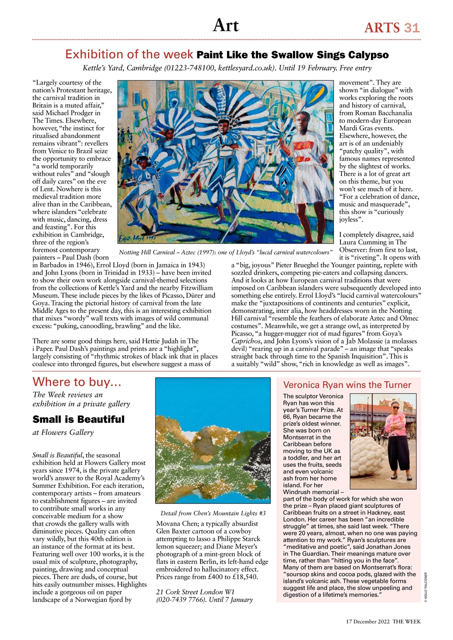 The Week Preview Pages