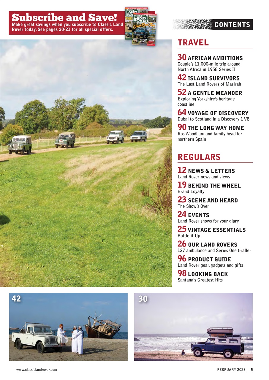 Classic Land Rover Magazine Preview Pages