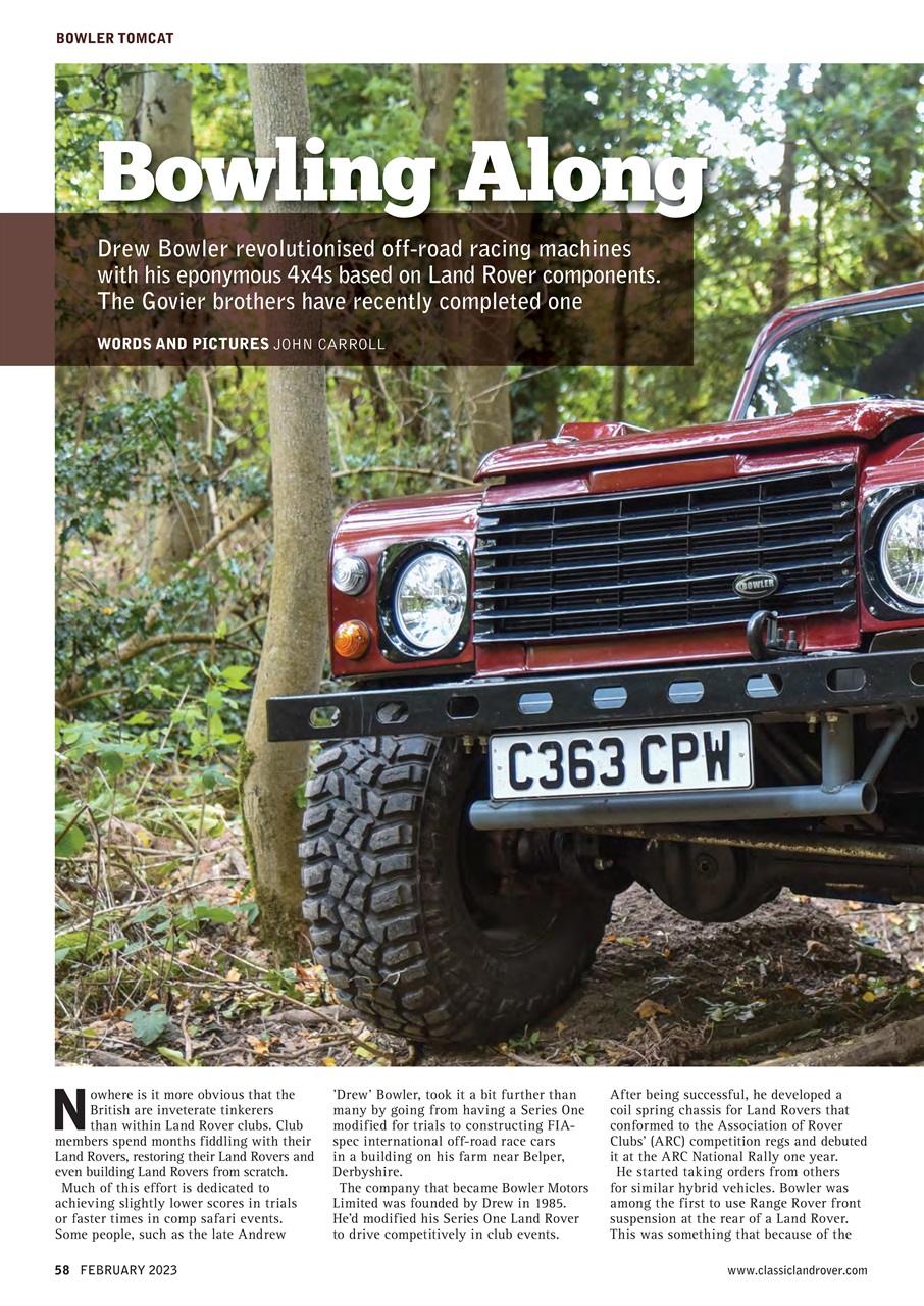 Classic Land Rover Magazine Preview Pages