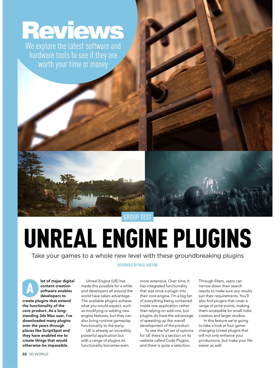 3D World Preview Pages