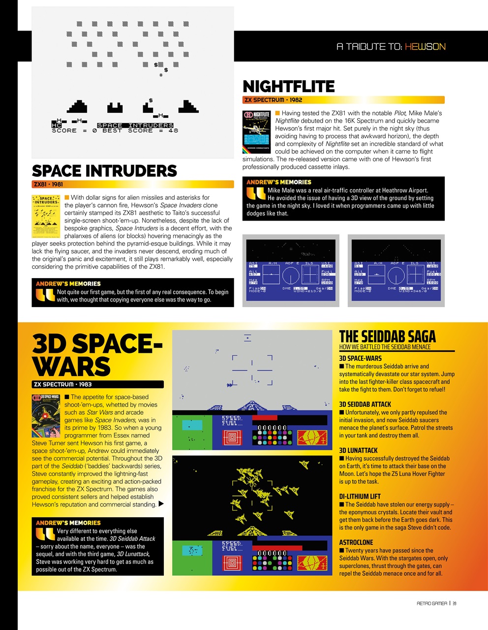 Retro Gamer Preview Pages