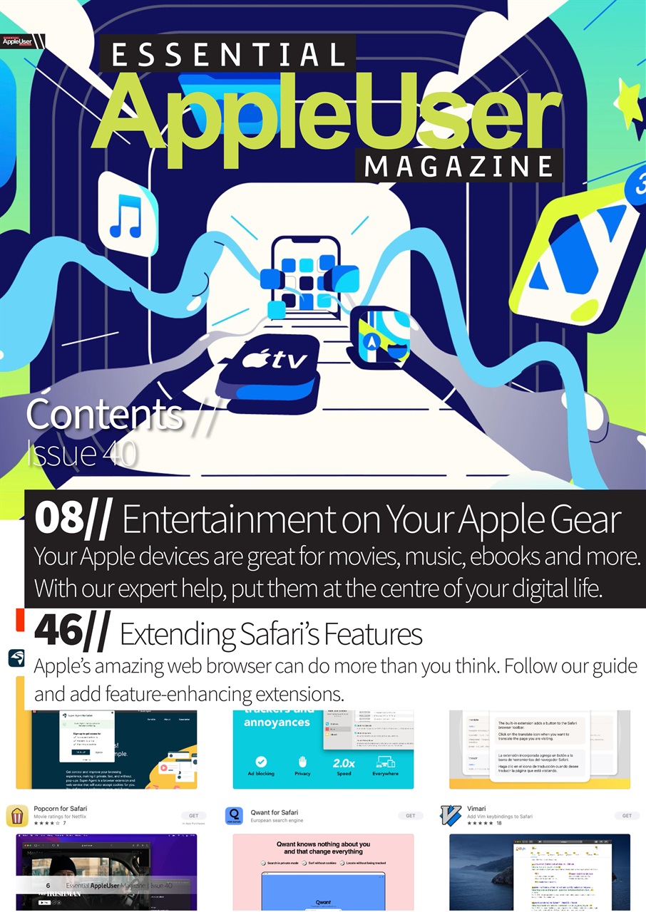 Essential Apple User Preview Pages