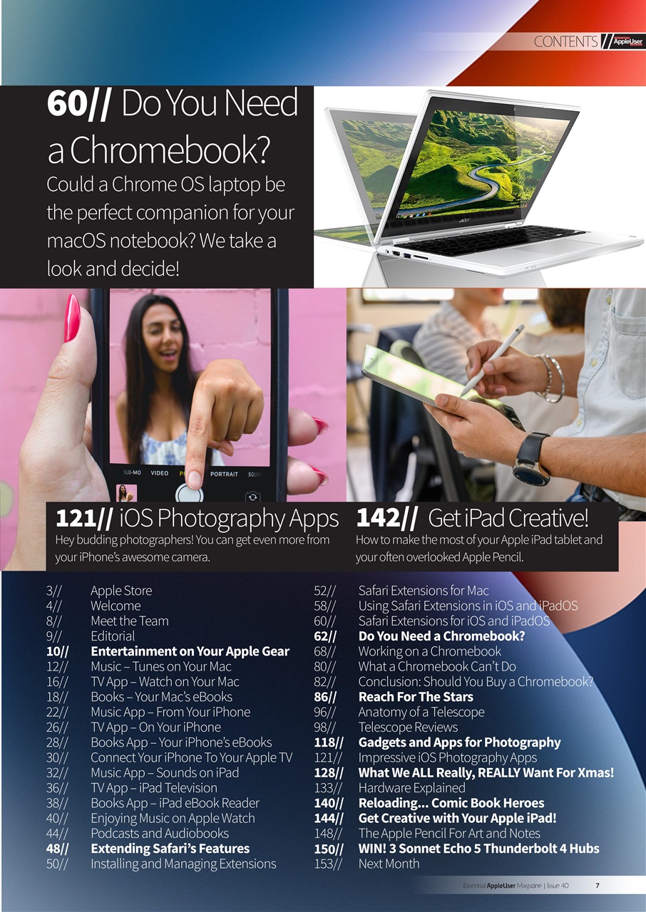 Essential Apple User Preview Pages