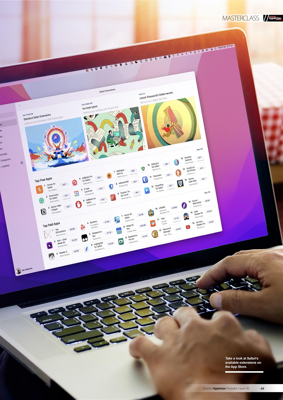 Essential Apple User Preview Pages
